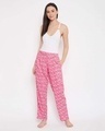 Shop Pretty Florals Pyjamas In Pink   Rayon