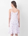 Shop Pretty Florals Sleep Dress In White  Cotton Rich-Design