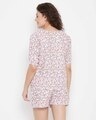 Shop Pretty Florals Top & Shorts In White-Design
