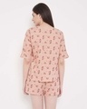 Shop Pretty Florals Top & Shorts In Light Pink   100% Cotton-Design