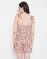 Shop Print Me Pretty Cami Top & Shorts In Peach Pink   100% Cotton-Design