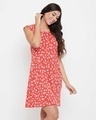 Shop Print Me Pretty Floral Short Nightdress With Pocket-Design