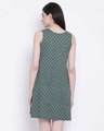 Shop Print Me Pretty Short Night Dress In Teal Green-Design
