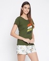 Shop Print Me Pretty Shorts & Printed T Shirt Set