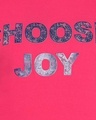 Shop Quirky Text Top In Dark Pink   Cotton
