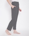 Shop Sassy Stripes Pyjamas In Black & White-Design