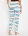 Shop Sassy Stripes Pyjamas In White   Cotton Rich-Design