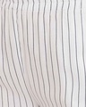 Shop Sassy Stripes Top & Shorts Set In White   Crepe