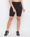Shop Snug Fit Active Shorts In Black-Front