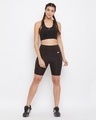 Shop Snug Fit Active Shorts In Black-Full