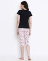 Shop Sweet Heart Top & Pyjama In Navy & Pink-Design