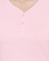 Shop Wild At Heart Top & Capri Set In Pink & White  100% Cotton