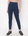 Shop Women's Activewear Ankle Length Tights In Blue-Front