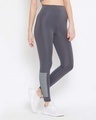 Shop Women's Activewear Ankle Length Tights In Dark Grey-Design
