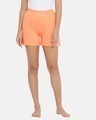 Shop Women's Cotton Rich Boxer Shorts In Peach-Front