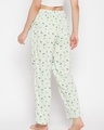 Shop Women's Green Floral Printed Pyjamas-Full