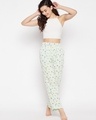 Shop Women's Green Floral Printed Pyjamas