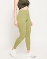 Shop Women's Green Slim Fit Tights-Design