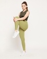 Shop Women's Green Slim Fit Tights