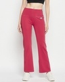 Shop Women's Maroon Activewear Track Pants-Front