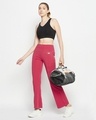 Shop Women's Maroon Activewear Track Pants