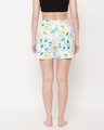 Shop Women's White All Over Floral Printed Boxer Shorts-Full