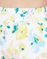 Shop Women's White All Over Floral Printed Boxer Shorts