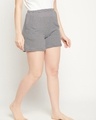 Shop Women's White Striped Boxer Shorts-Design