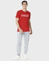 Shop Men's Red Coca-Cola Typography T-shirt-Design