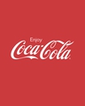 Shop Men's Red Coca-Cola Typography T-shirt-Full