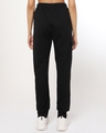 Shop Women's Black Coca Cola Typography Relaxed Fit Joggers-Full