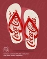 Shop Coca-Cola Printed Men's Flip-flop