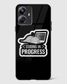 Shop Coding In Progress Premium Glass Case for Realme 10 Pro Plus 5G-Front