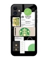 Shop Coffee Latte Premium Glass Case for Apple iPhone 12 Mini (Shock Proof, Scratch Resistant)-Front
