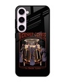 Shop Coffee Workship Premium Glass Case for Samsung Galaxy S23 5G (Shock Proof, Scratch Resistant)-Front