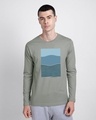 Shop Color Wave Full Sleeve T-Shirt-Front