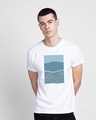 Shop Color Wave Half Sleeve T-Shirt-Front