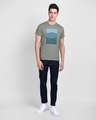 Shop Color Wave Half Sleeve T-Shirt-Design