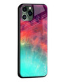 Shop Iphone 11 Pro Max Colorful Aura Glass Case-Design