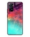 Shop Colorful Aura Printed Premium Glass Cover for Redmi Note 11 Pro 5G (Shockproof, Light Weight)-Front