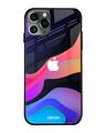 Shop Iphone 11 Pro Max Colorful Fluid Glass Case-Front