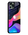 Shop Iphone 12 Pro Max Colorful Fluid Glass Case-Design