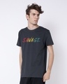 Shop Colorful Savage Half Sleeve T-Shirt-Design