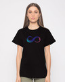 Shop Colors Of Infinity Boyfriend T-Shirt-Front