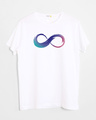 Shop Colors Of Infinity Half Sleeve T-Shirt-Front