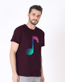 Shop Colors Of Music Half Sleeve T-Shirt-Design