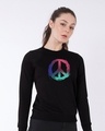 Shop Colors of Peace Fleece Light Sweatshirt-Front