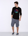 Shop Colors Of Peace Full Sleeve T-Shirt-Design