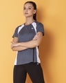 Shop Comfort Fit Active T-Shirt In Dark Grey-Front