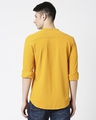 Shop Comfort Stretch Pique Knit Mustard Shirt-Full